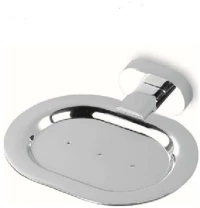 Σαπουνοθήκη New Oval 75059A Chrome Karag Μέταλλο