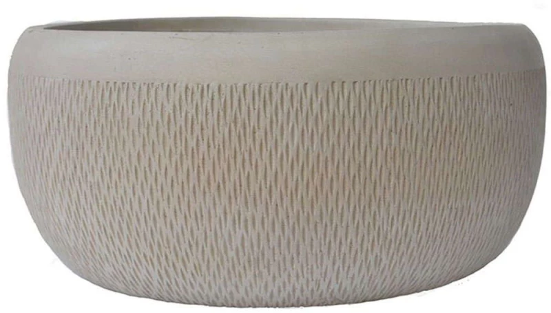 Κασπώ Rain 00.03.34526 Φ53x25cm Beige Πηλός