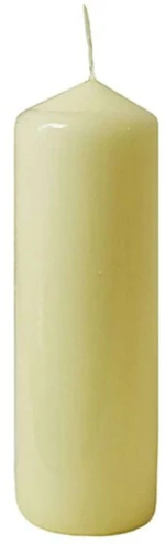 Κερί 00.09.9920Β 6x17cm Ecru Παραφίνη