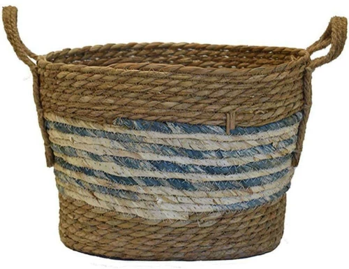 Καλάθι 00.06.67367 34x26x24cm Multi Ψάθα