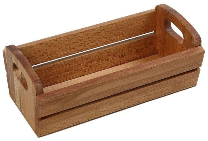 Ψωμιέρα Ξύλινη KOP124 28x14,5x9cm Natural Espiel Ξύλο