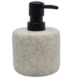 Δοχείο Κρεμοσάπουνου Stone 817368 8,7x8,7x14,2cm Grey Ankor Πολυέστερ