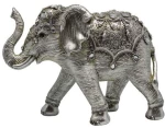 Διακοσμητικός Ελέφαντας 815173 27x10x18cm Silver Ankor Πολυέστερ