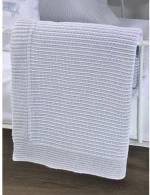 Κουβέρτα Βρεφική DT441 Light Grey Down Town Κούνιας 90x120cm 100% Βαμβάκι