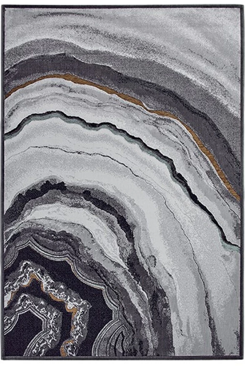 Χαλί Gabrielle 718Z/Q13 Black-White Carpet Couture 195X280cm