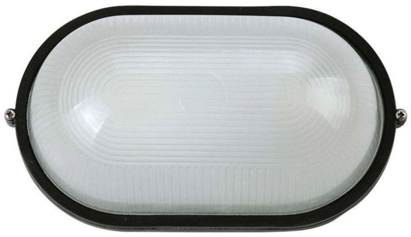 Φωτιστικό Τοίχου VK/01005/B 21,3x9,5x10,7cm E27 60W IP44 Black VKLed