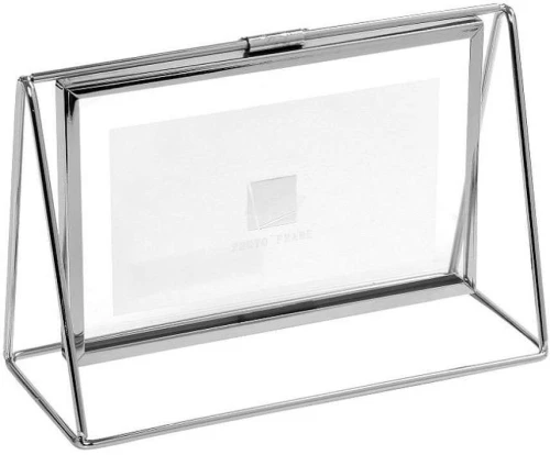 Κορνίζα Landscape 2 Όψεων FAM570 10x15cm Silver Espiel Μέταλλο