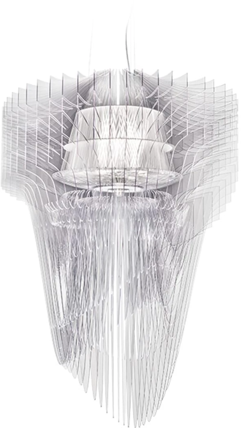 Φωτιστικό Οροφής Κρεμαστό Aria XL 90x130 Transparent Slamp
