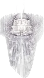 Φωτιστικό Οροφής Κρεμαστό Aria XL 90x130 Transparent Slamp