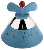 Χρονόμετρο Αναλογικό Κουζίνας A09 Φ10,5cm Blue Alessi Πολυρεσίνη