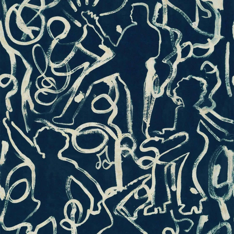 Ταπετσαρία On The Stage WP30094 52x1000cm Blue-Taupe MindTheGap
