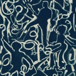 Ταπετσαρία On The Stage WP30094 52x1000cm Blue-Taupe MindTheGap
