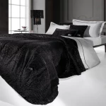 Κουβέρτα Crusty (Σετ 2τμχ) Black Guy Laroche Υπέρδιπλο 220x240cm Πολυέστερ