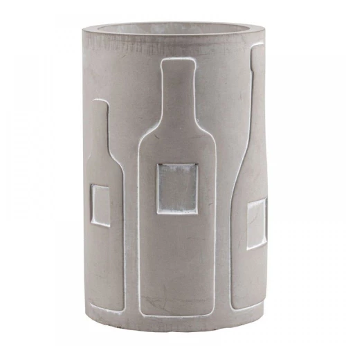 Σαμπανιέρα Big Bottles LBTRD0016239 13,5x21cm White-Grey Raeder Τσιμέντο
