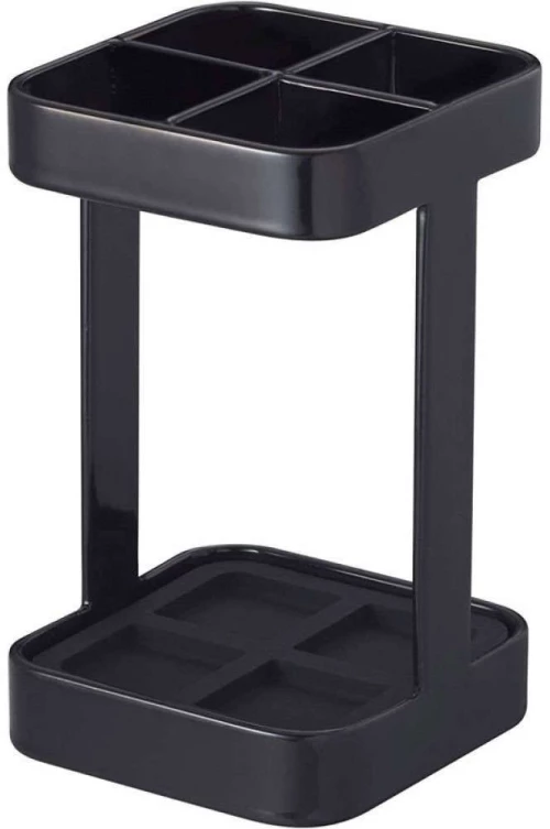 Θήκη Οδοντόβουρτσας Slim LBTYMZK2822 5,5x5,5x9cm Black Yamazaki Ατσάλι,Σιλικόνη