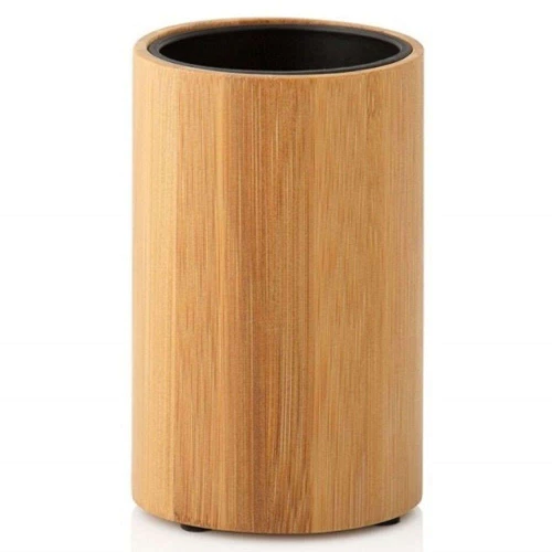 Ποτηροθήκη Bamboo LBTAH-BA70073 Φ7x11cm Natural-Black Andrea House Bamboo