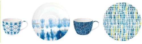Φλυτζάνι Espresso Shibori (Σετ 2Τμχ) 921SHIB 110ml Multi Easy Life Πορσελάνη
