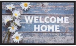 Πατάκι Εισόδου Image Welcome Home Daisies 159 45x75cm Ciel-White Sdim 45X75