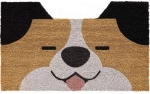 Πατάκι Εισόδου Ruco Shape Dog 351 45x75cm Beige-Black Sdim 45X75