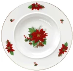 Πιάτο Βαθύ Poinsettia 06.241.02 Φ22,5cm Multi Cryspo Trio