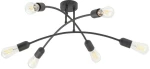 Φωτιστικό Οροφής Helix 4679 6xΕ27 15W 62x26cm Black TK Lighting