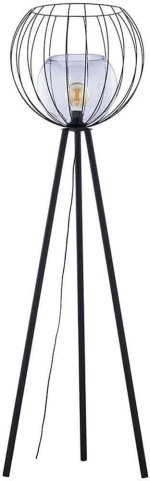 Φωτιστικό Δαπέδου Universo 5057 1xΕ27 15W 50x179cm Black TK Lighting