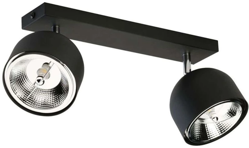 Φωτιστικό Οροφής - Σποτ Altea 6518 2xGU10 AR111 12W 22x17cm Black TK Lighting