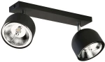 Φωτιστικό Οροφής - Σποτ Altea 6518 2xGU10 AR111 12W 22x17cm Black TK Lighting