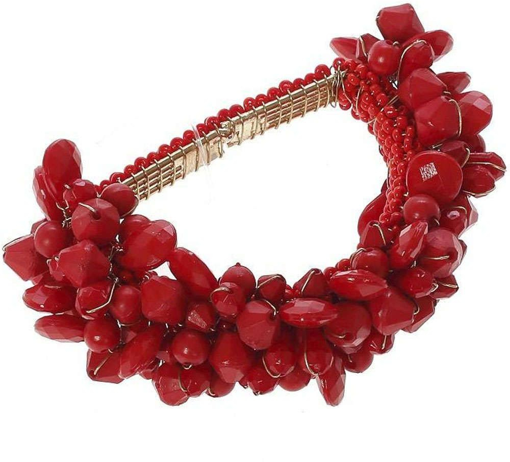 Δαχτυλίδι Πετσέτας YRA209K6 7,7x7,7x6,4cm Red Espiel Μέταλλο,Ακρυλικό