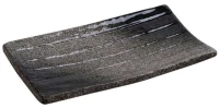 Πιατέλα Ορθογώνια Kenya GMT218K2 21,5x12x2,3cm Grey Espiel Πηλός