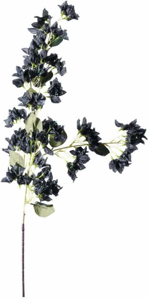 Τεχνητό Κλαδί Βουκαμβίλια 7721-7 120cm Black Supergreens Πολυαιθυλένιο
