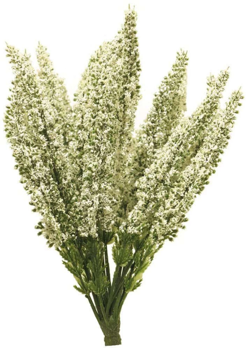 Τεχνητός Χωνευτός Θάμνος Έρικα 4641-7 19cm Cream Supergreens Πολυέστερ