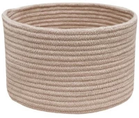 Καλάθι Αποθήκευσης Gram LOR-BSK-GRAM-ROS Φ35x20cm Rose Lorena Canals Βαμβάκι-Πολυέστερ