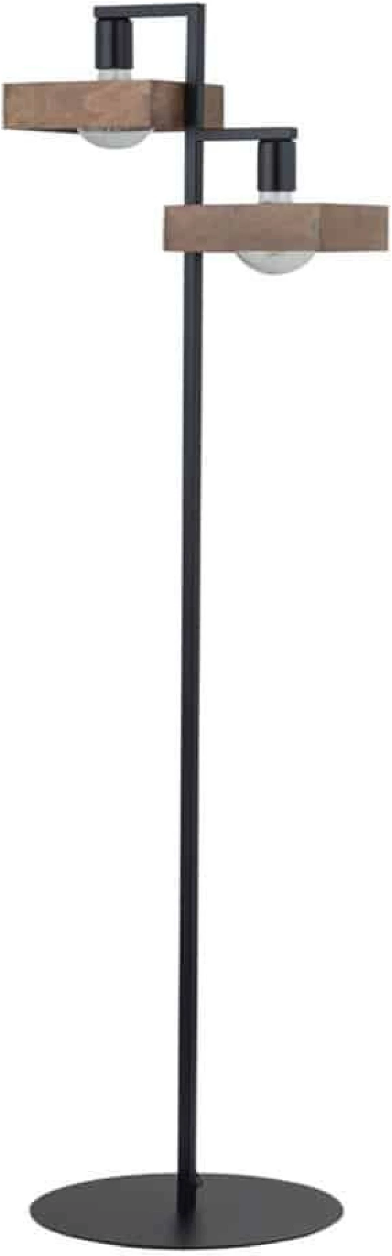 Φωτιστικό Δαπέδου Robin 50273 35x41x160cm 2xE27 60W Black-Brown Sigma Lighting