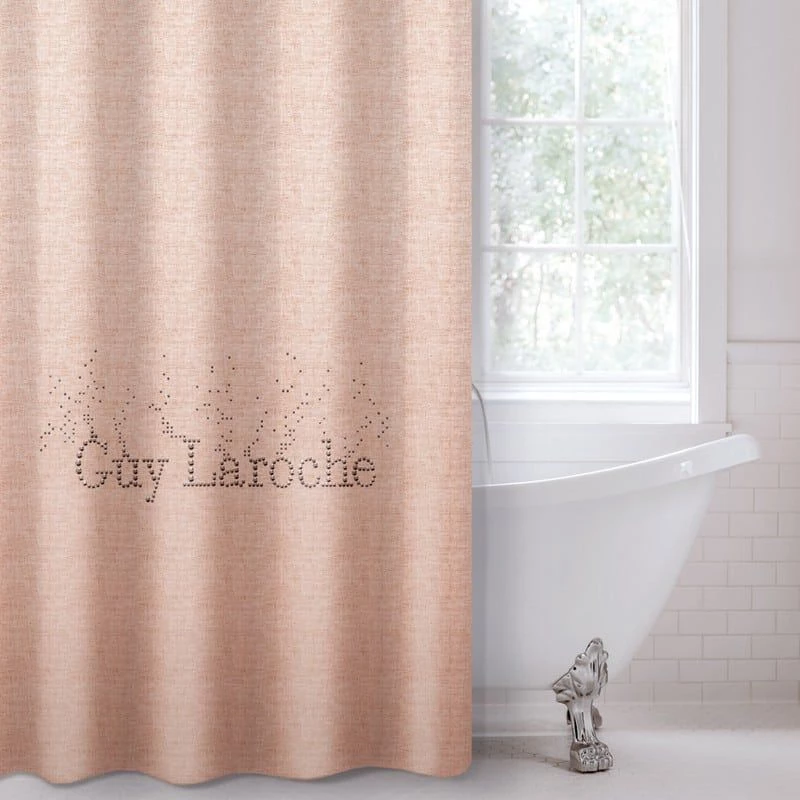 Κουρτίνα Μπάνιου Pandora Old Pink Guy Laroche 240Πx190Υ 240x190cm Microfiber