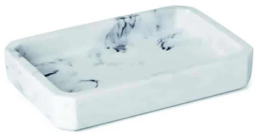 Σαπουνοθήκη Marble 06762.001 12,3x8,4x2,3cm White-Multi Πολυρεσίνη