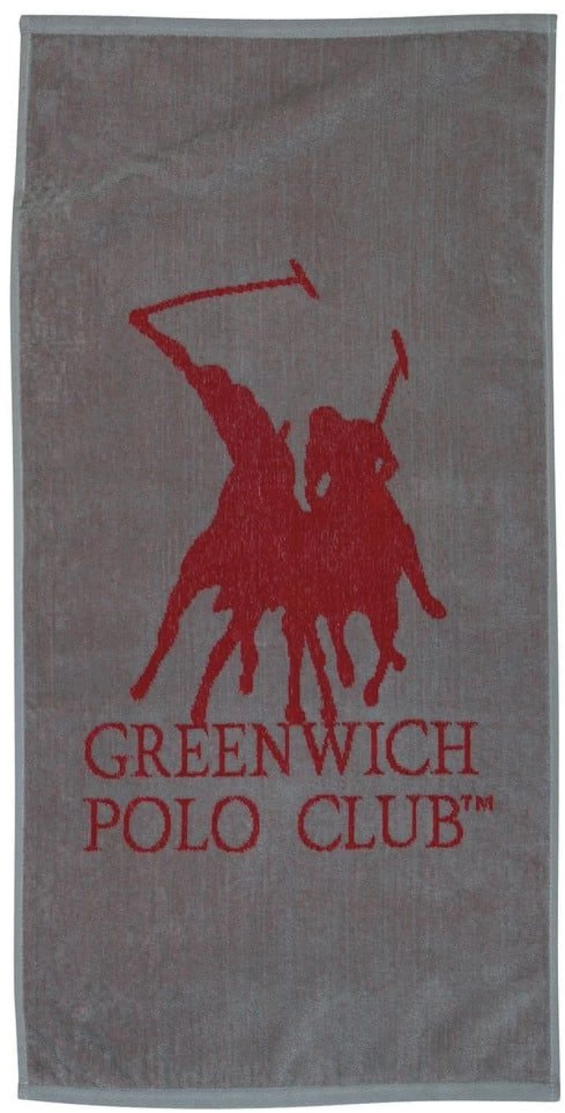 Πετσέτα Γυμναστηρίου 3036 Grey-Red Greenwich Polo Club Γυμναστηρίου 45x90cm 100% Βαμβάκι