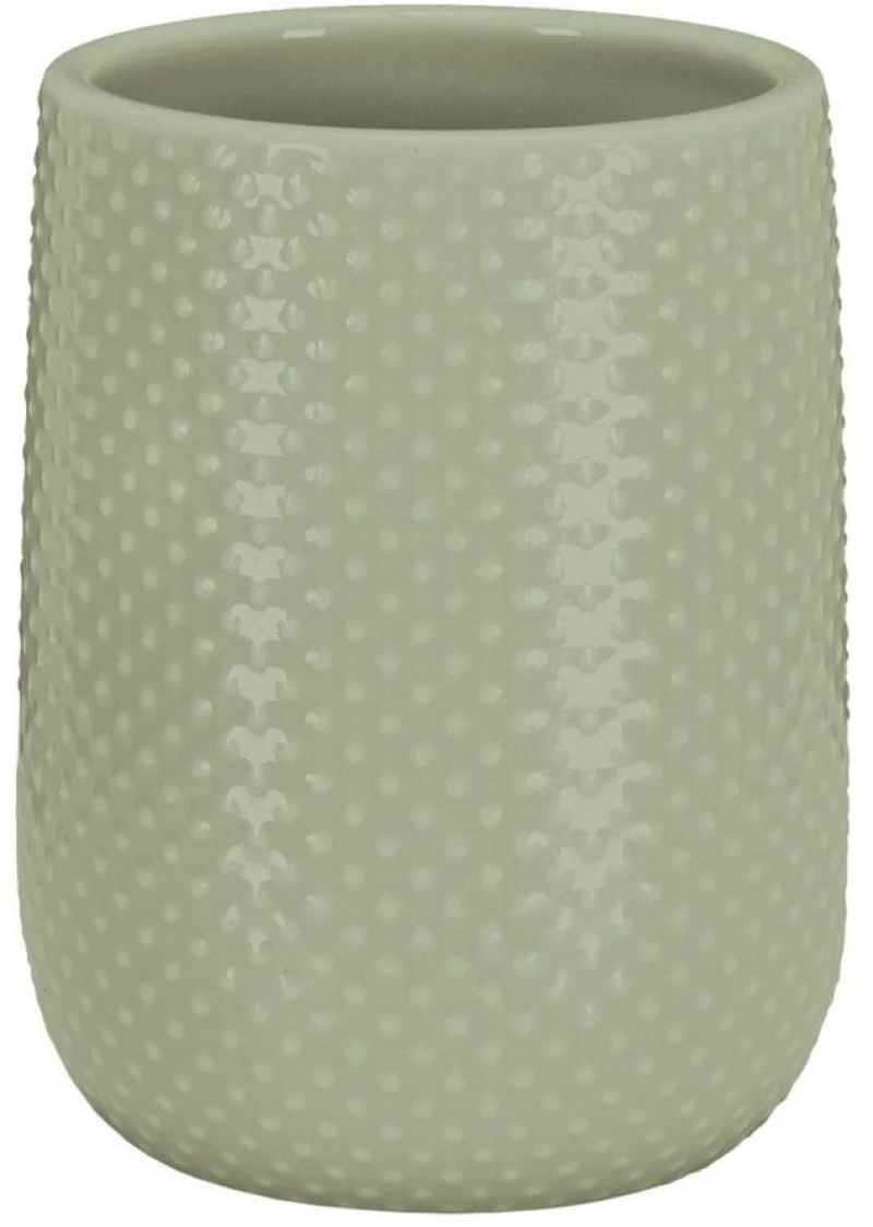 Ποτηροθήκη Dotty 8x11cm Reed Green Kleine Wolke Πηλός