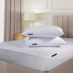Επίστρωμα 2340 Καπιτονέ White Das Home Διπλό 160x235cm 100% Βαμβάκι
