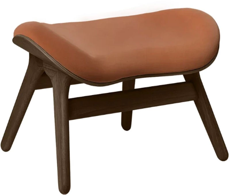 Σκαμπό Ottoman Dunes 5873C5573-DS21002-NS 63x50x43cm Dark Oak-Rust Umage