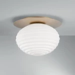 Φωτιστικό Οροφής - Πλαφονιέρα I-Ripple-PL35-Oro E27 28x35cm Gold Luce Ambiente Design