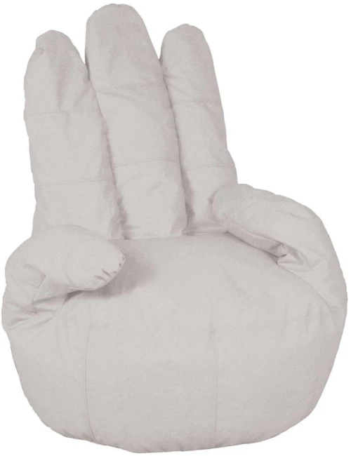 Πουφ Glover Grey 90X85X100