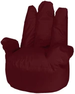 Πουφ Hando Bordo 74X70X80