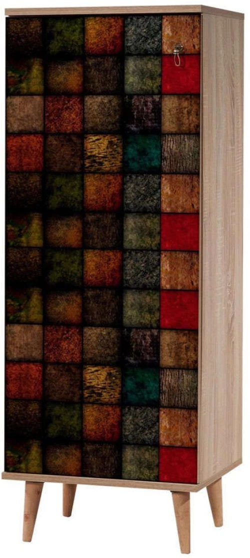 Παπουτσοθήκη - Ντουλάπι ΗΜ8954.01 50x38x135cm Multi Μελαμίνη