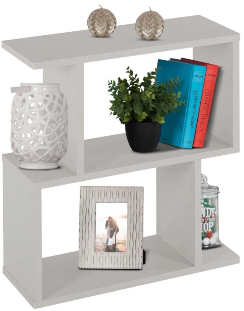 Τραπέζι Βοηθητικό Amabella HM8956.13 Με Ράφια 45x17x52cm White