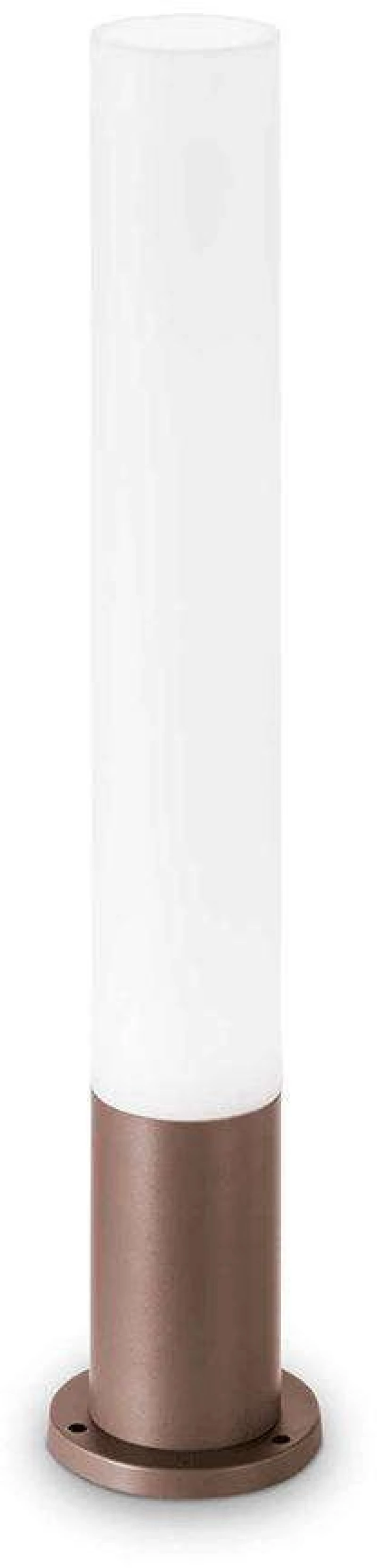 Φωτιστικό Δαπέδου Edo Round 213071 15,5x80cm 1xGX53 15W Coffee Ideal Lux