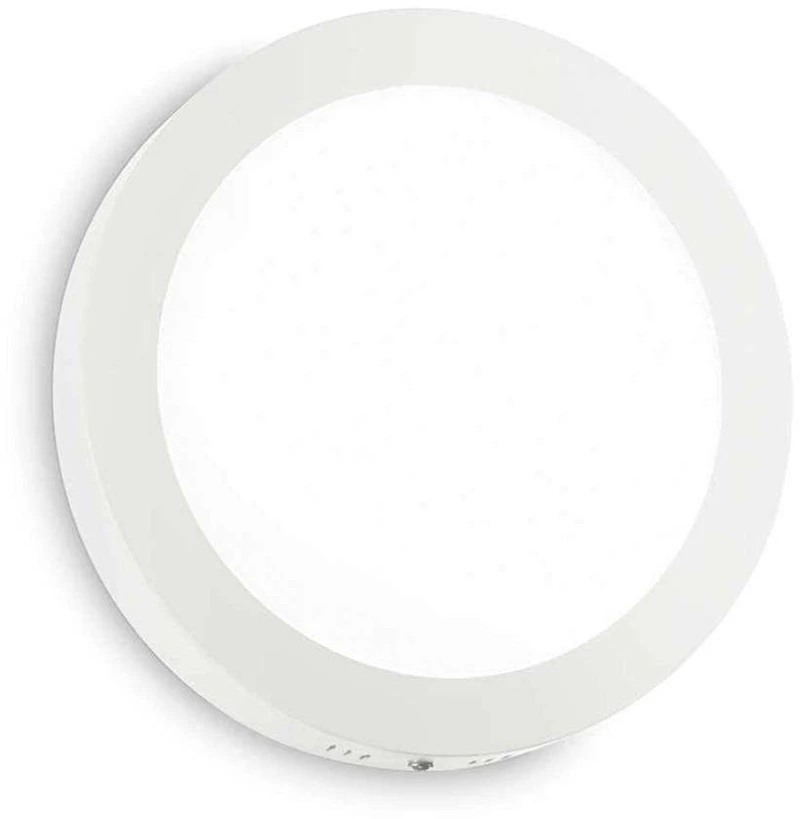 Πλαφονιέρα Universal Round 138596 17x4cm 13,5W 3000K White Ideal Lux