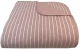 Κουβερλί Stripe 8453 Dusty Rose Astron Υπέρδιπλο 220x240cm 100% Βαμβάκι