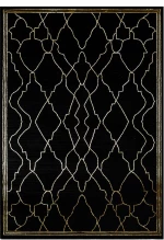 Χαλί Craft 36939-975 Black-Gold Merinos 200X290cm