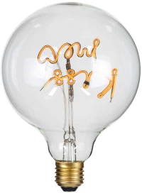 Λαμπτήρας Led Kiss Me 99257 Φ12,5x18cm E27 4W 340lm Dimmable 2200K Clear Globostar 4W